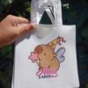 Bolsita Friselina Capibara 20 por 20 centímetros