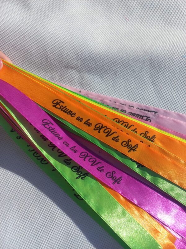 Pulseras para atar mis 15