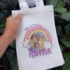 Bolsa friselina con asa
